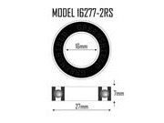 KINETIC BIKE BEARINGS 16277 2RS Sealed Cartridge Bearing 