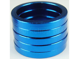 RUSH 5mm Blue Alloy Headset Spacer